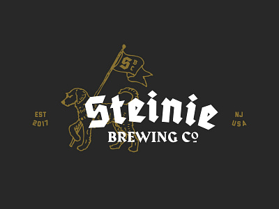 Steinie Brewing Co. beer branding design identity mark type typography