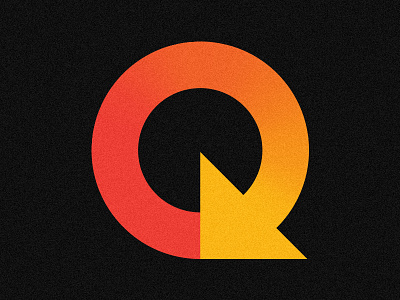 Q Logo Concept design graphic illustration logo mark type typography