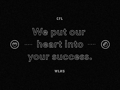 Heart > Success branding branding design design exploration typography