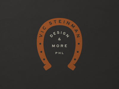 Personal Mark brand branding design graphic horseshoe logo mark typography