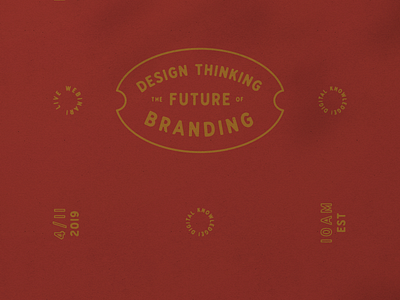 Design Thinking: The Future of Branding branding design graphic illustration interview logo mark talk type typography webinar