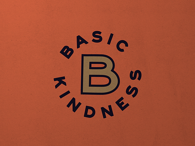 Basic Kindness No. 2 branding design graphic identity logo mark non profit type typography