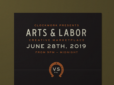 Arts & Labor announcement design event eventposter flyer poster typography