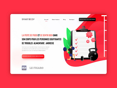 Sport landing page UI/UX