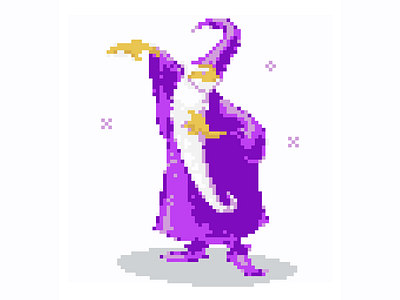 I Put on my Wizard Hat... blog cevtor illustrator pixel art wizard