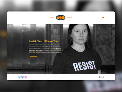 Amigo Design Co. Landing Page