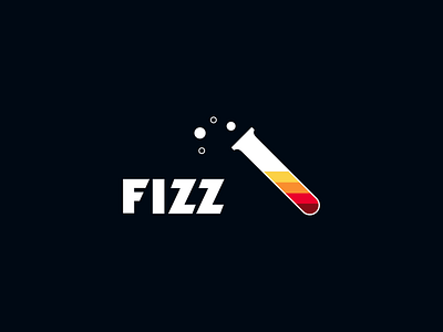 Fizz Logo Concept C bubbles bubbly fizz fizzy gradient logo vector