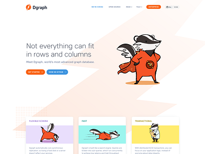 Dgraph Landing Page Redesign