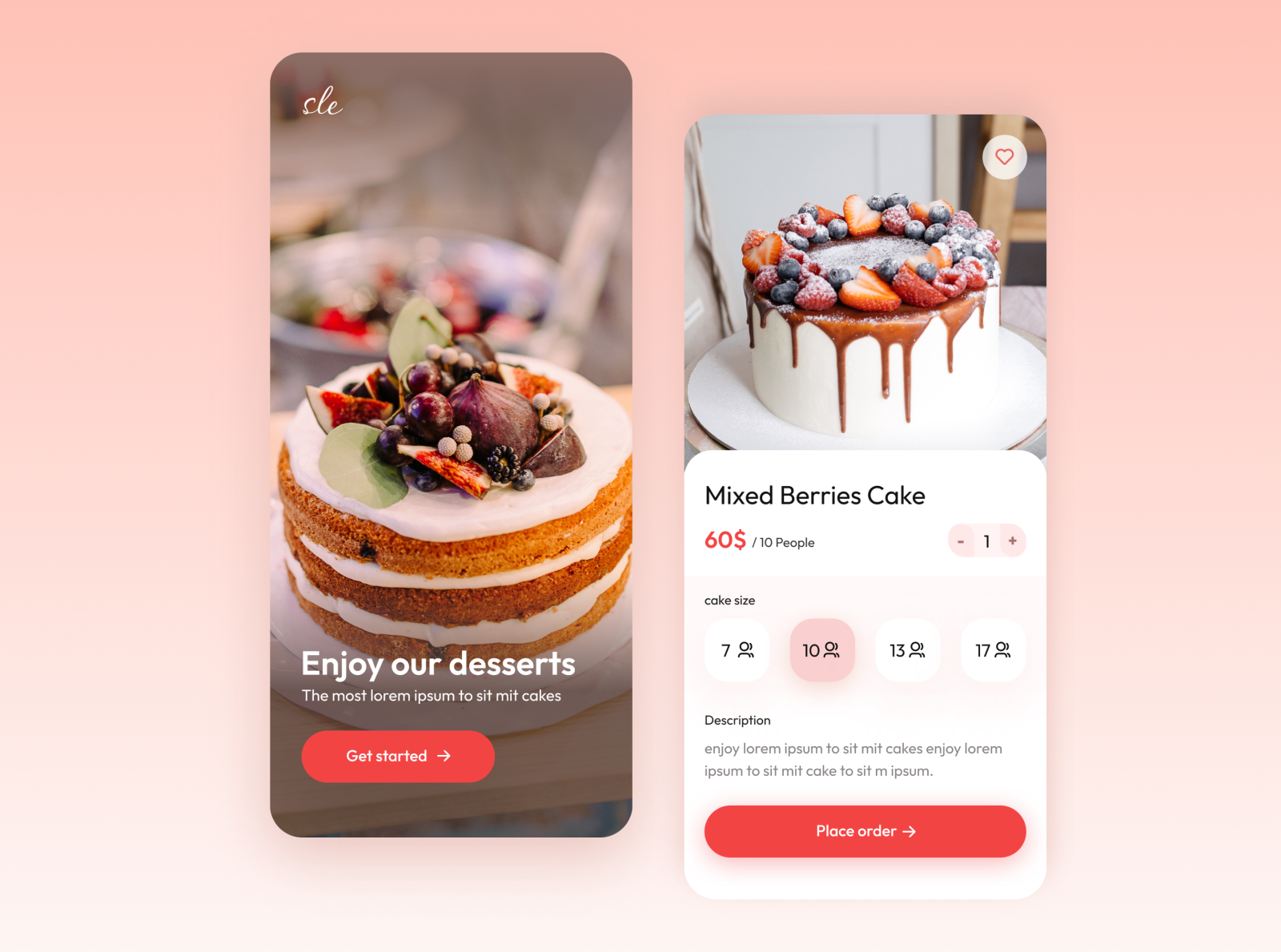 Cake Delivery App by Hadeel on Dribbble