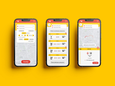 Public transport app app design transport ui ux