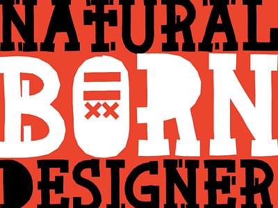 Natural Born Designer - Fonts of Chaos font fonts slab slab font type type design types typo typographism typography