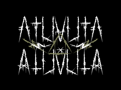 Atuvuta - Fonts. black metal black metal logo dirty font fonts types typo typographism typography