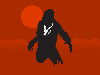 Agent Guru - Werewolf illustration sticker stickers werewolf