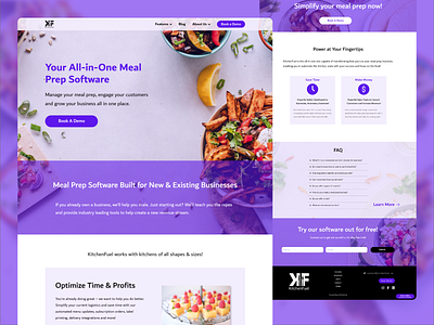 Meal Prep Software Website