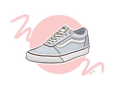 VANS | Vector Illustration illustration pastel shoes skate skater vans vector vectorart vectorillustration