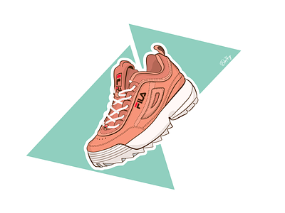 FILA | Vector Illustration fila filashoes filasneakers illustration shoes vector vectorart vectorillustration