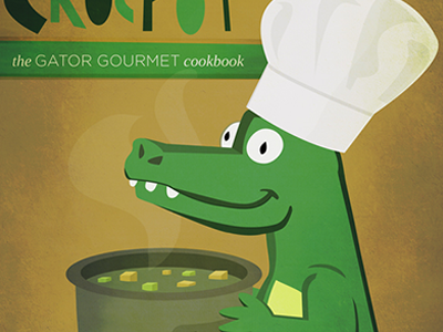 Croc Pot childrens book illustration