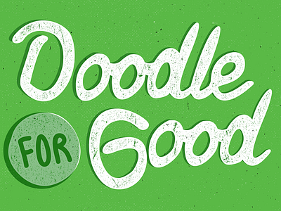 Doodle for Good logo handlettering logo