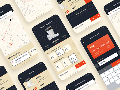 Coffee delivery app  |  UI