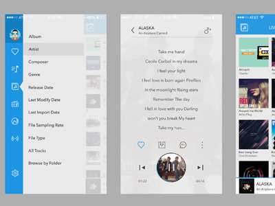 Music APP app music ui