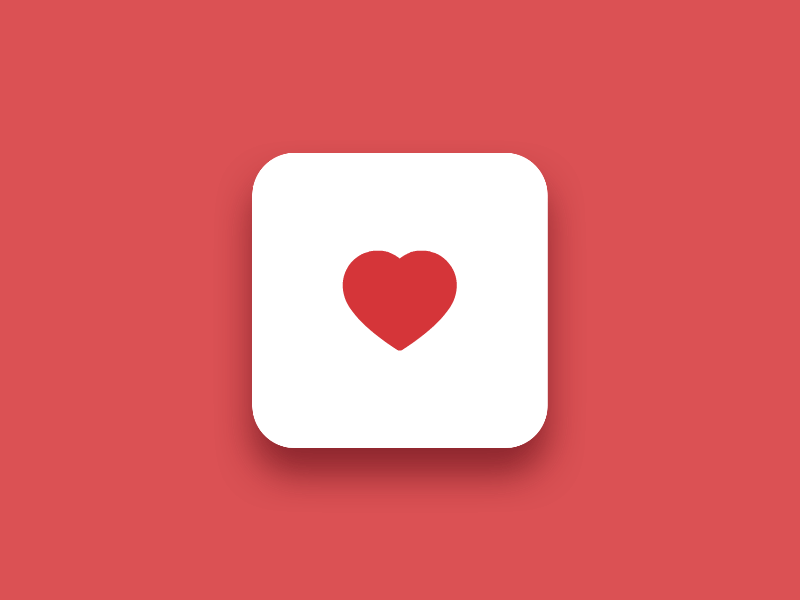 Daily UI #5 - Love Sonar app icon 005 animation app icon daily ui heart love material smooth sonar