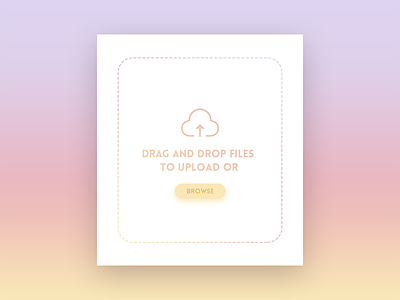 Daily UI #31 - Upload browse daily ui drag drop file files select ui upload user interface website