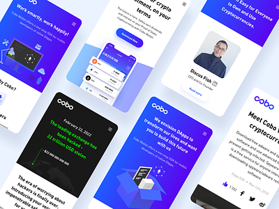 COBO - Secure crypto wallet mobile website