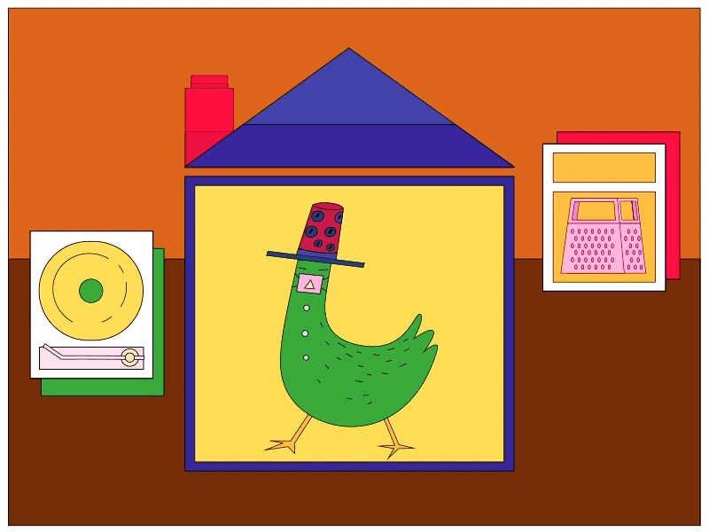 isolation_2 animation duck house music