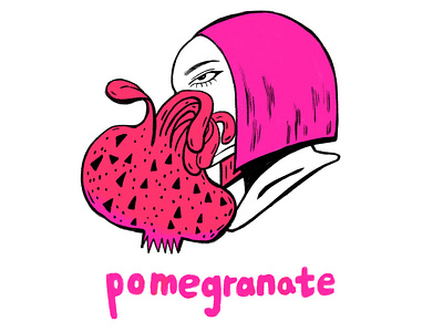 pomegranate girl