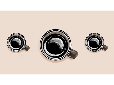 illustration - "coffee" adobe fresco bl blending brushes coffee design drawing graphic design illustration sketch