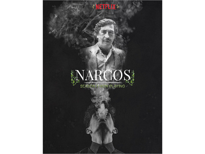 poster - "narcos" adobe photoshop blending branding brushes design drawing gradients graphic design illustration layer texts movie posters narcos