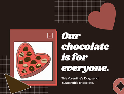 Valentines Chocolate Post chocolate design logo lys procreate typography valentines