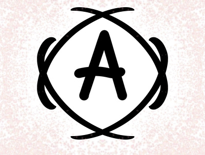 Letter A dailylogochallenge design logo lys procreate typography