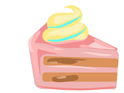 Cake branding design illustration lys