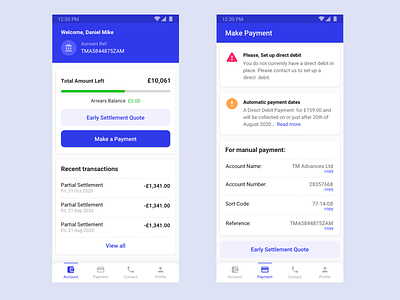 Loan Settlement App - Mobile