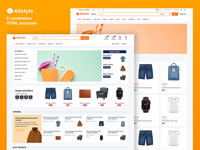 Marketplace e-commerce template