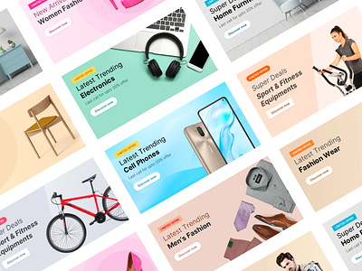 Web banners - PSD, SKetchApp ads banner design banners ecommerce web banners