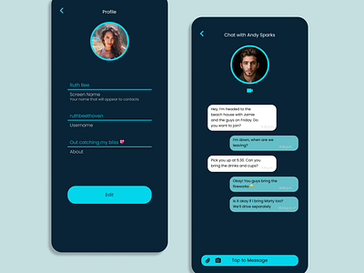 Daily UI Challenge 013: Direct Messaging