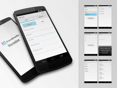 Admin UI on Mobile (Android) admin design enterprise design mobile ui design web design