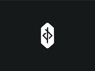 Runic Logo That Describe The Meaning of Dragon Slayer