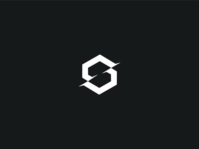 A Slashing Hexagonal That Create Abstract S Letter audio brand identity branding cube distortion hexagonal logo modern s letter simple slashing wave