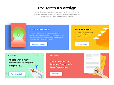 Thoughts On Design by Haider Ali on Dribbble