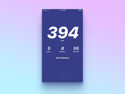 Diebus App android app countdown iphone purple trueno two color