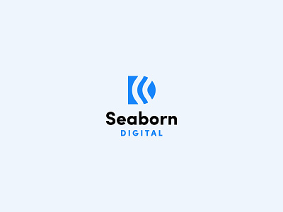 Seaborn Digital - branding branding d logo digital logo mockup san diego