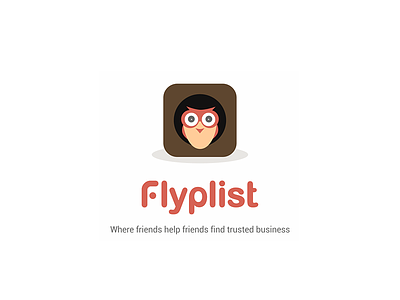 Flyplist - Logo and App Icon app flyplist icon logo mobile owl