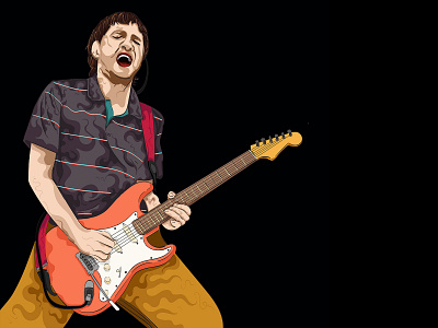 John Frusciante - RHCP 3d animation app branding design digital art graphic design illustration logo ui