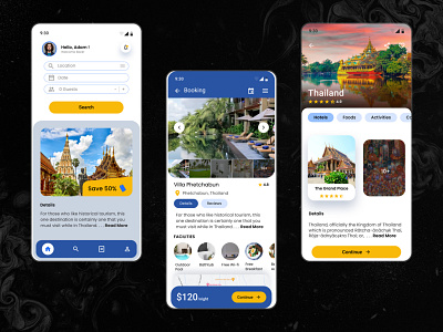 Travel App UI Design