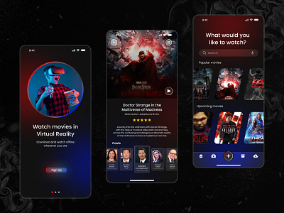 Movie App UI Design