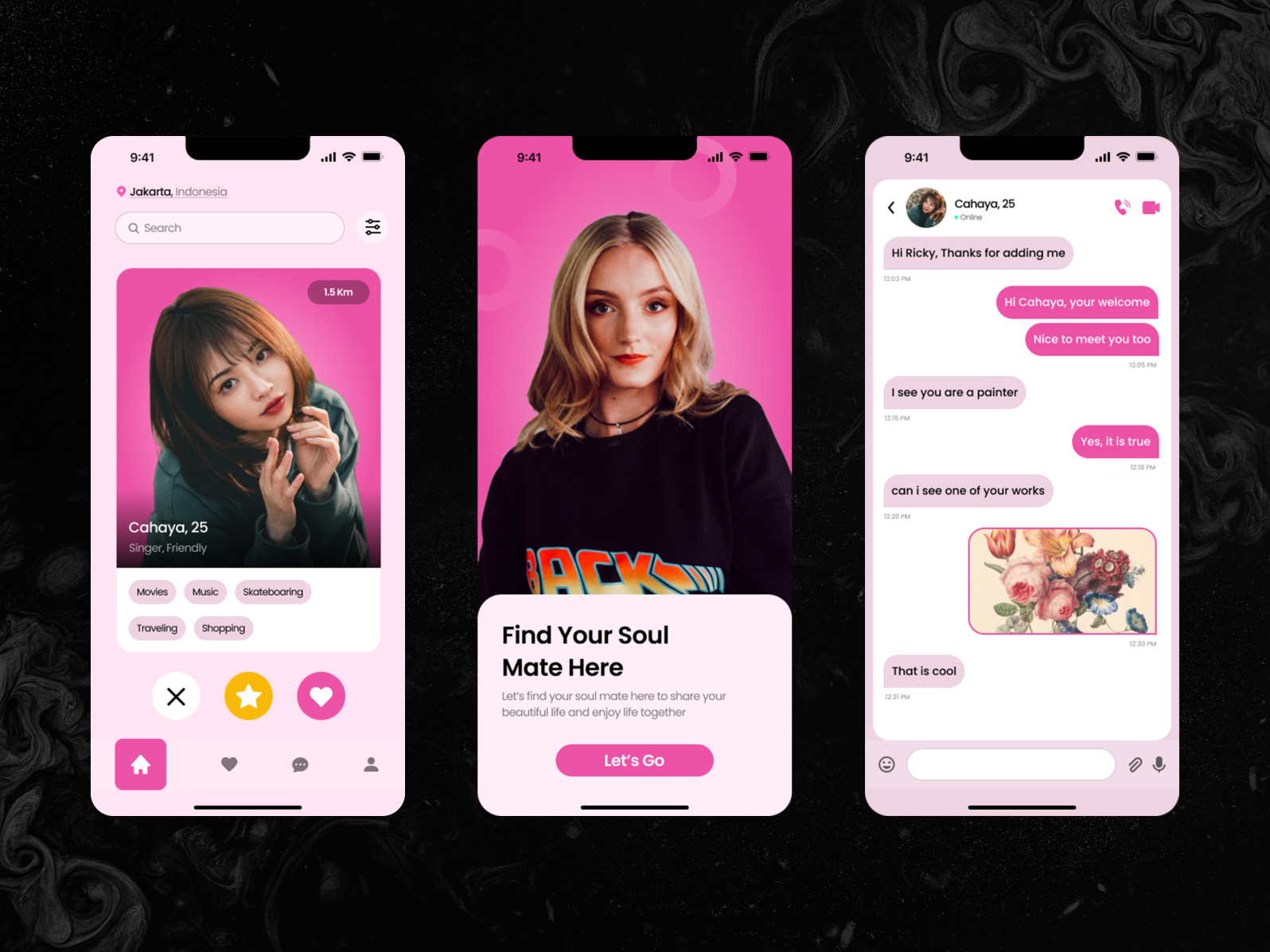 Find Soulmate App UI Design by Tulus Saputro on Dribbble