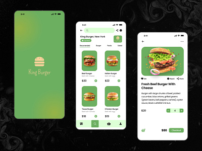 Burger Resto App UI Design